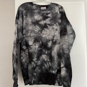 tie-die // acid wash champion sweatshirt